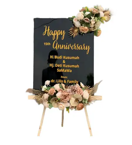 Papan Bunga Akrilik Linggasana